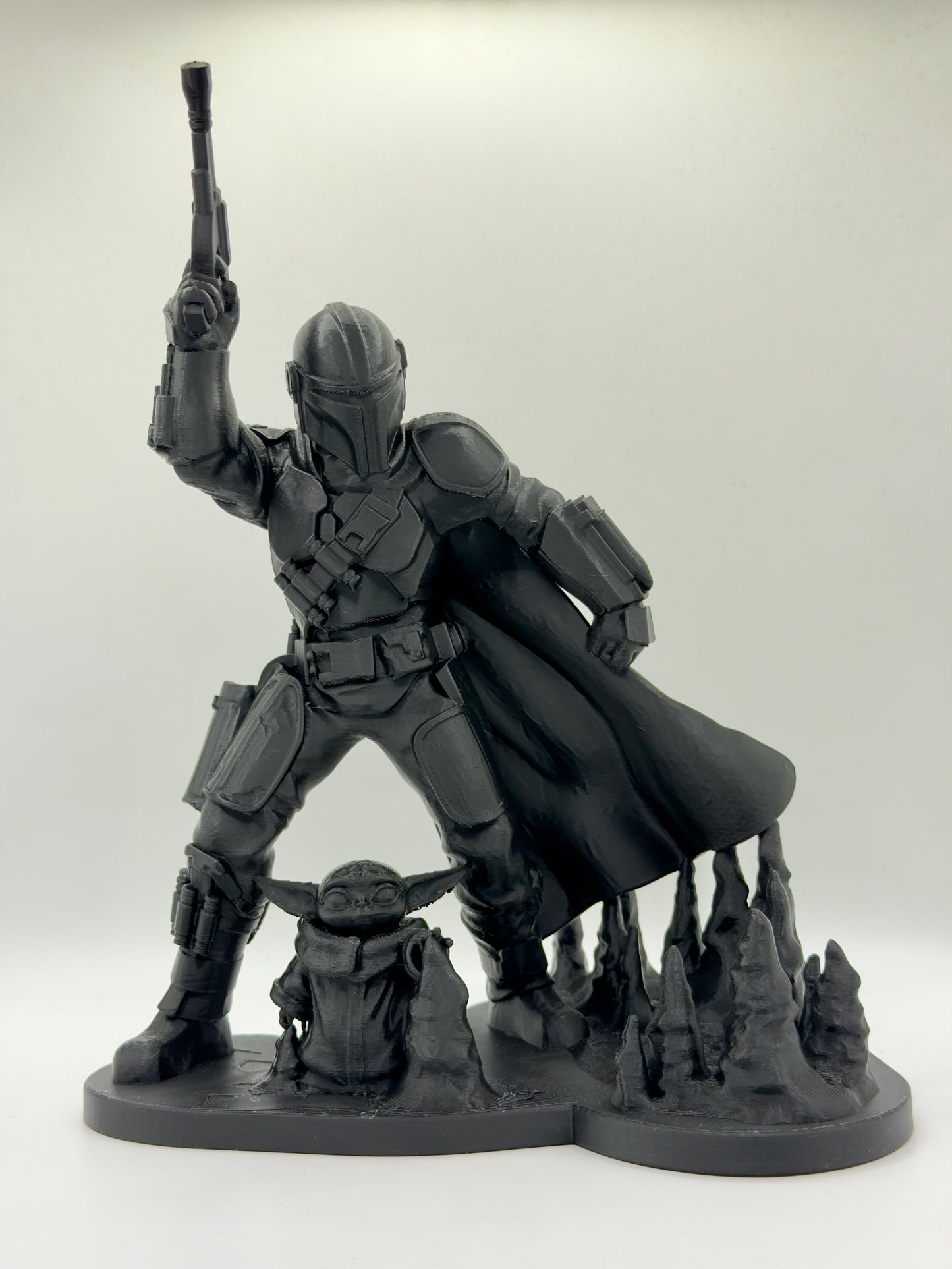 Mandalorian and Grogu Figurine