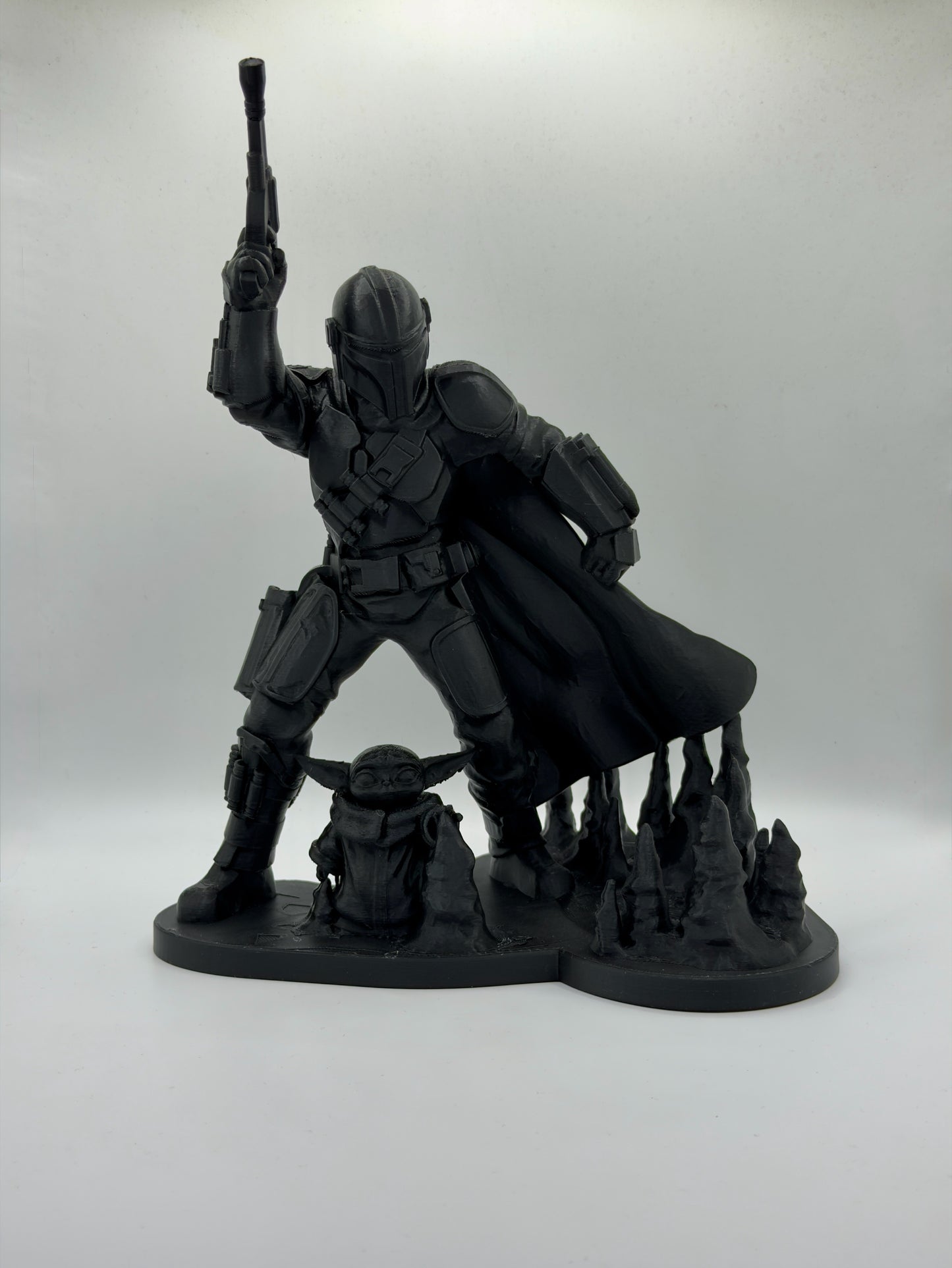 Mandalorian and Grogu Figurine
