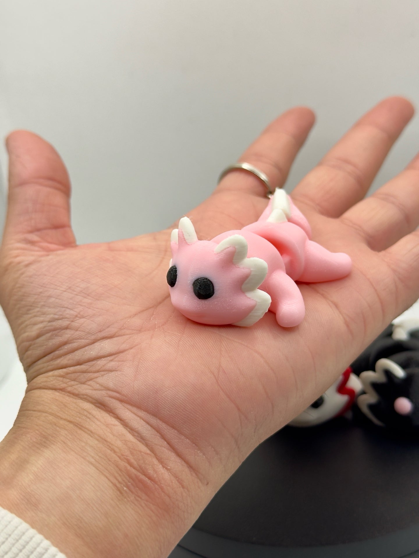 Axolotl Keychain