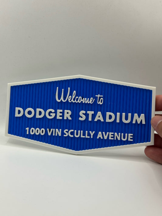 Welcome To Dodgers Stadium Sign!