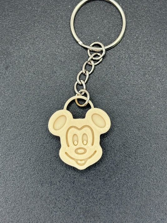 Mickey Waffle Keychain￼