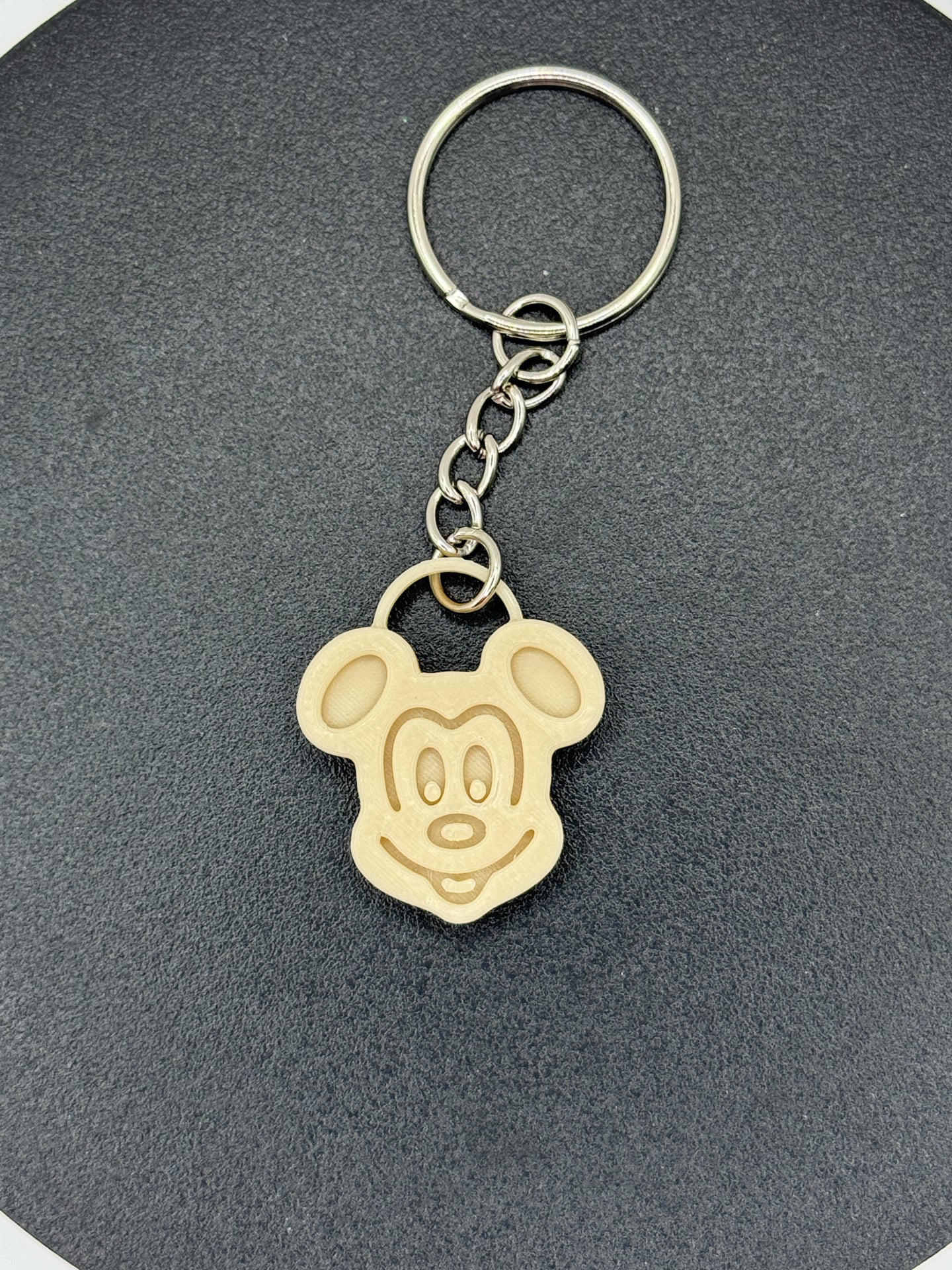 Mickey Waffle Keychain￼